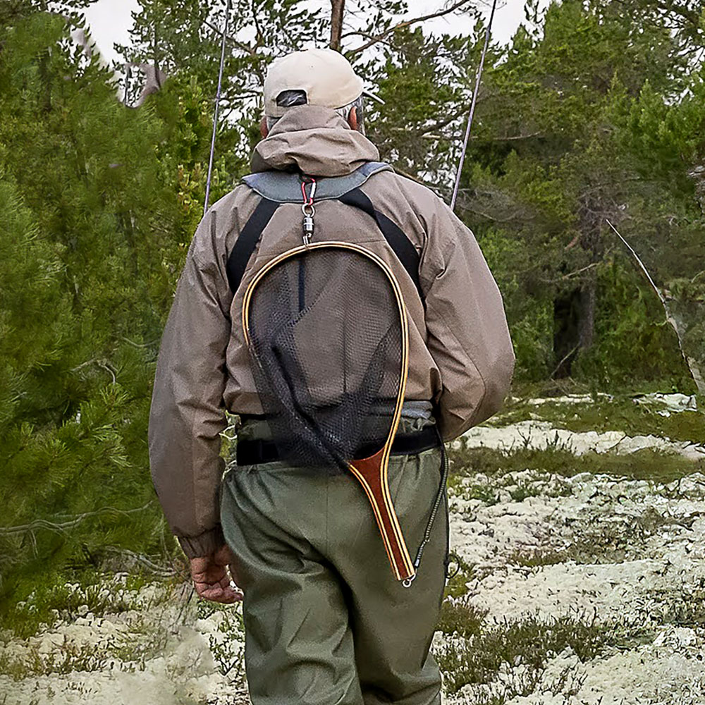 epuisette ouinet bois ambiance
