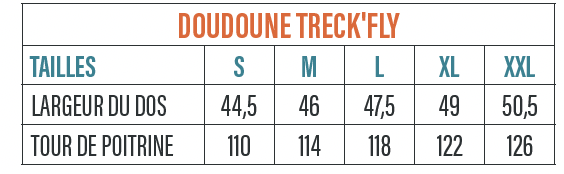 Doudoune TREK’FLY Mouches Devaux Doudoune TREK’FLY