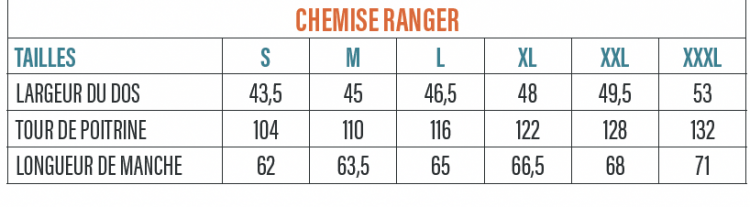 Chemise Devaux Ranger