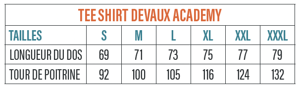 Tee-shirt Devaux Academy Tee-shirt Devaux Academy