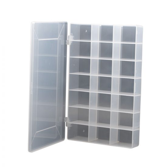 Boîte mouches billes & hameçons 21 cases